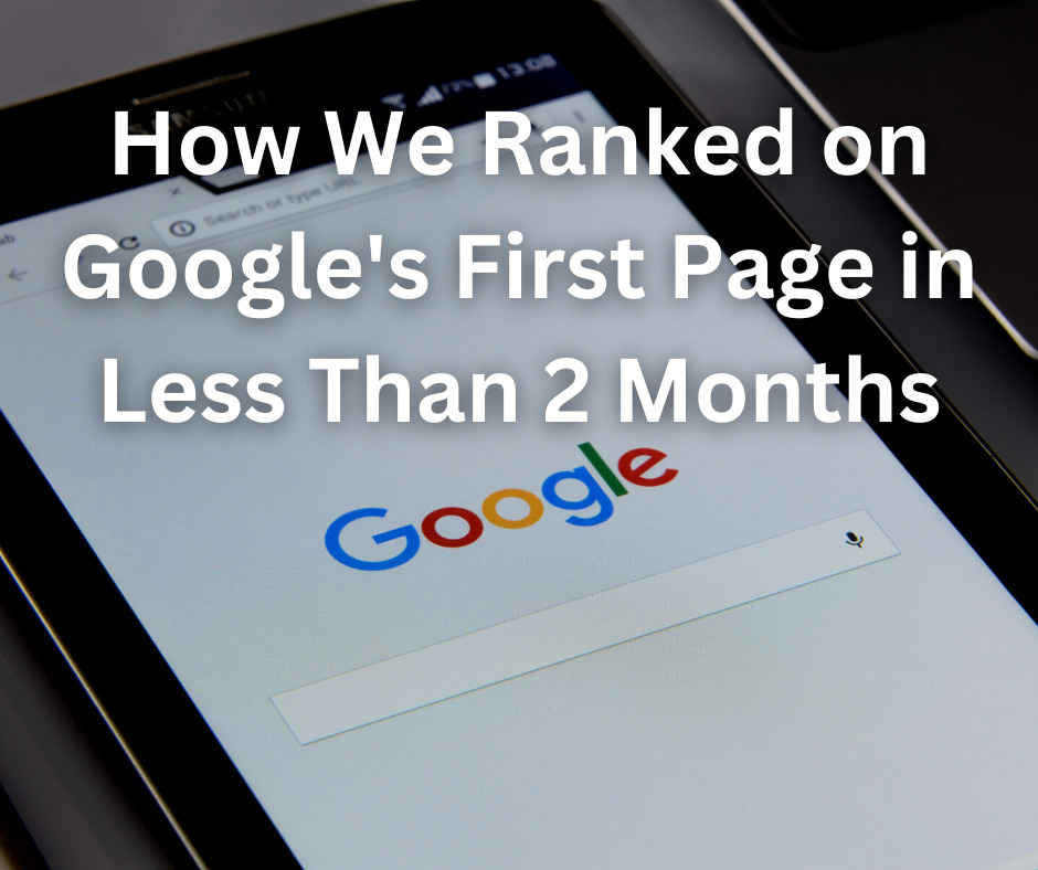 google ranking graphic