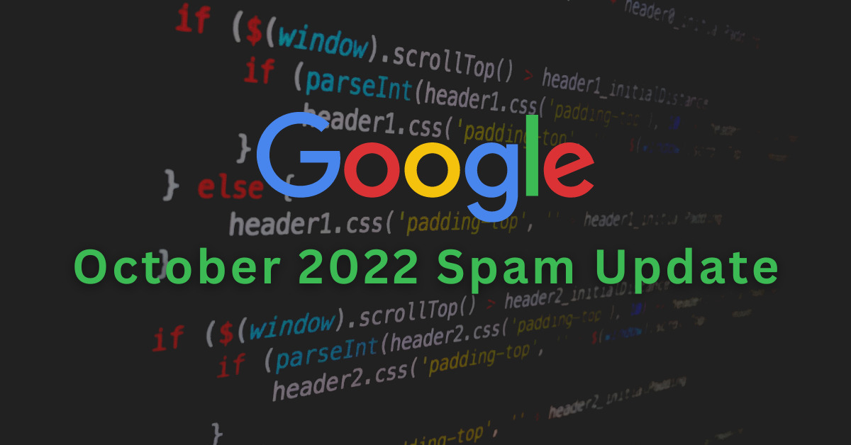 Google Spam Update HTML